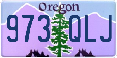 OR license plate 973QLJ