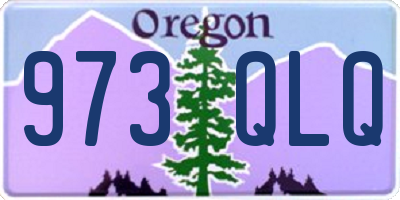 OR license plate 973QLQ