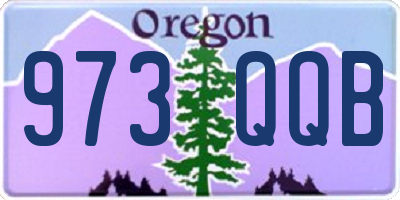 OR license plate 973QQB