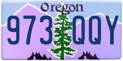 OR license plate 973QQY