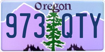 OR license plate 973QTY