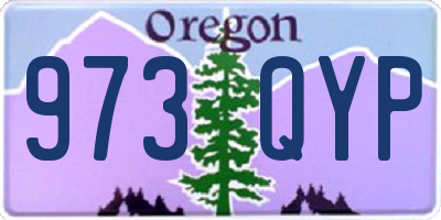 OR license plate 973QYP