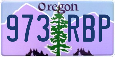 OR license plate 973RBP