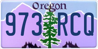 OR license plate 973RCQ