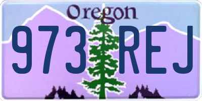OR license plate 973REJ