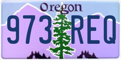 OR license plate 973REQ