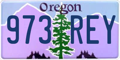 OR license plate 973REY