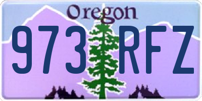 OR license plate 973RFZ