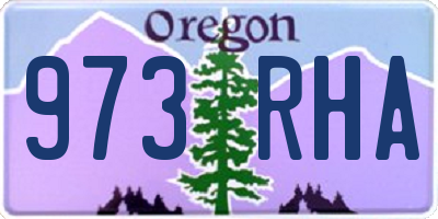 OR license plate 973RHA