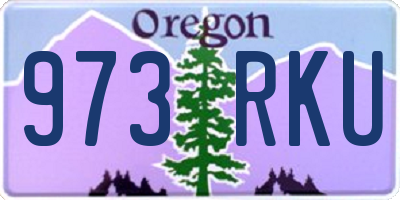 OR license plate 973RKU