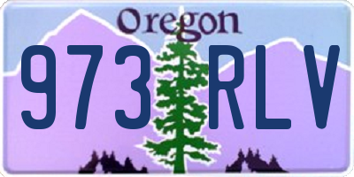 OR license plate 973RLV