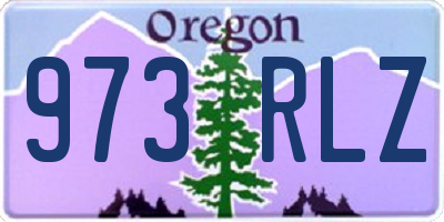 OR license plate 973RLZ