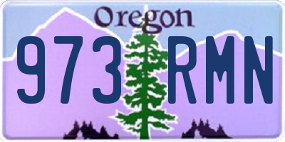 OR license plate 973RMN