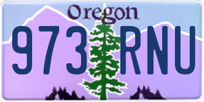 OR license plate 973RNU