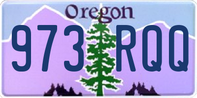 OR license plate 973RQQ