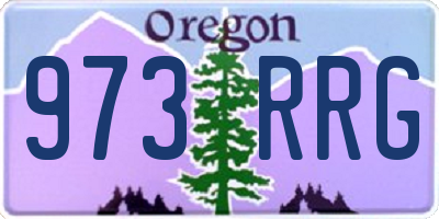 OR license plate 973RRG