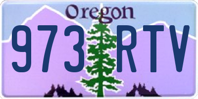 OR license plate 973RTV
