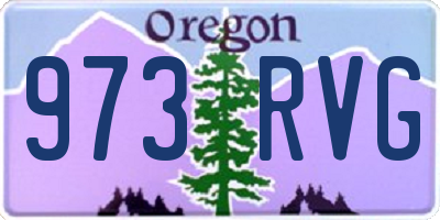 OR license plate 973RVG