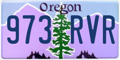 OR license plate 973RVR
