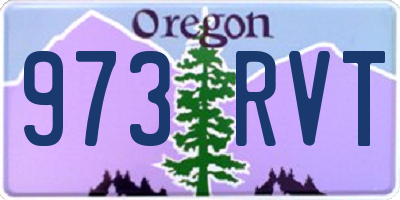 OR license plate 973RVT