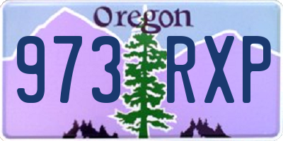 OR license plate 973RXP