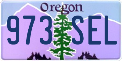 OR license plate 973SEL