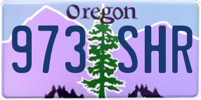 OR license plate 973SHR