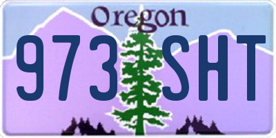 OR license plate 973SHT