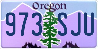 OR license plate 973SJU