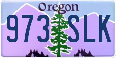 OR license plate 973SLK