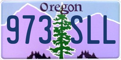 OR license plate 973SLL
