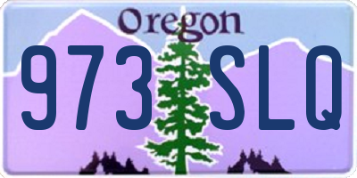 OR license plate 973SLQ