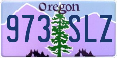 OR license plate 973SLZ