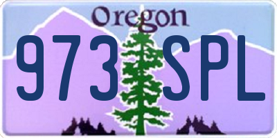 OR license plate 973SPL