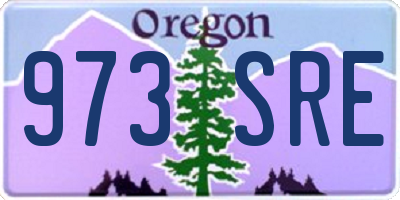 OR license plate 973SRE