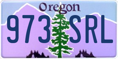 OR license plate 973SRL