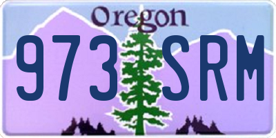 OR license plate 973SRM