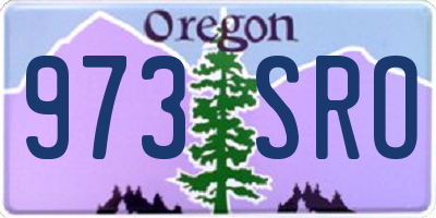 OR license plate 973SRO