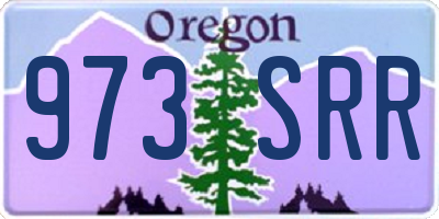 OR license plate 973SRR