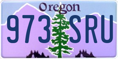 OR license plate 973SRU