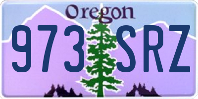 OR license plate 973SRZ