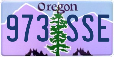 OR license plate 973SSE