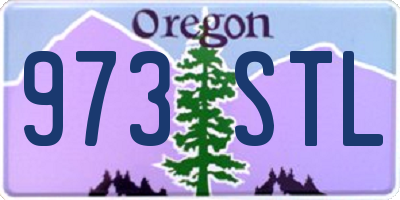 OR license plate 973STL