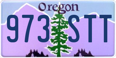 OR license plate 973STT