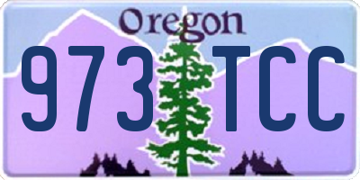 OR license plate 973TCC