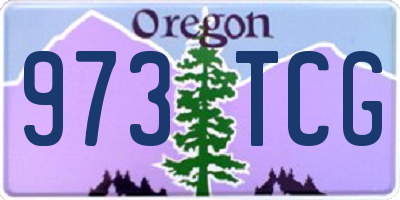 OR license plate 973TCG