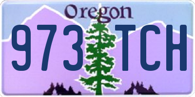 OR license plate 973TCH