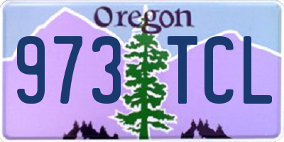 OR license plate 973TCL