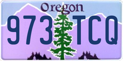 OR license plate 973TCQ
