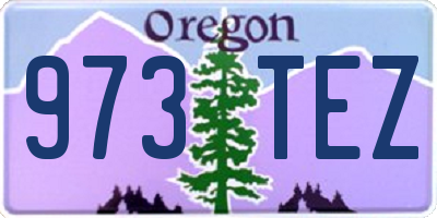OR license plate 973TEZ
